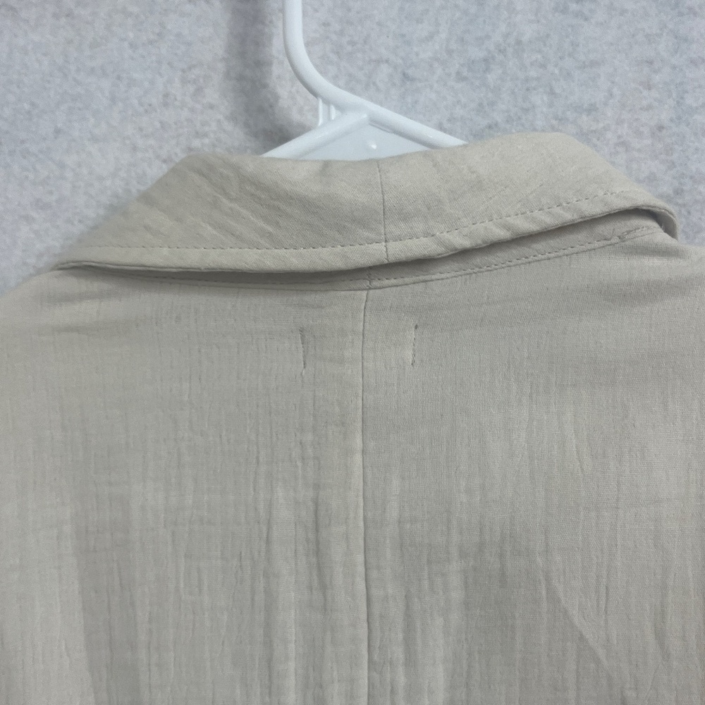 a.n.a A New Approach Cream Lightweight Blazer Jacket L - Picture 4 of 12